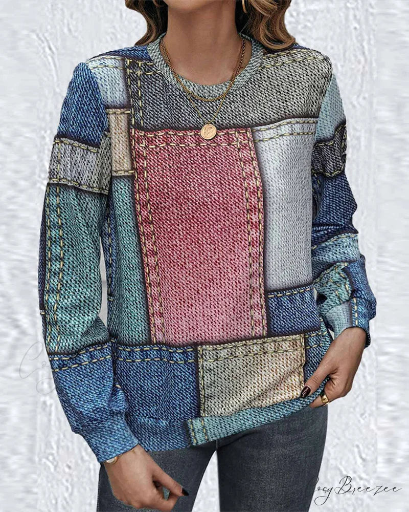 Color Block Sweatshirt