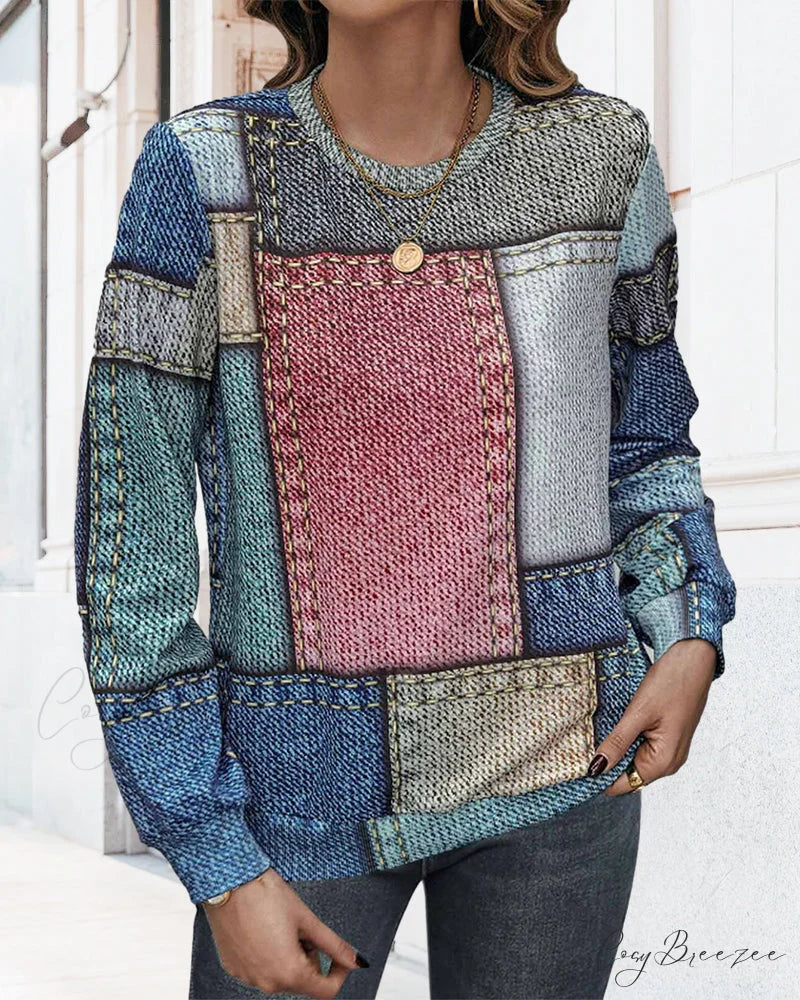 Color Block Sweatshirt