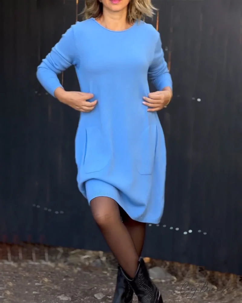 Color Solid Dress