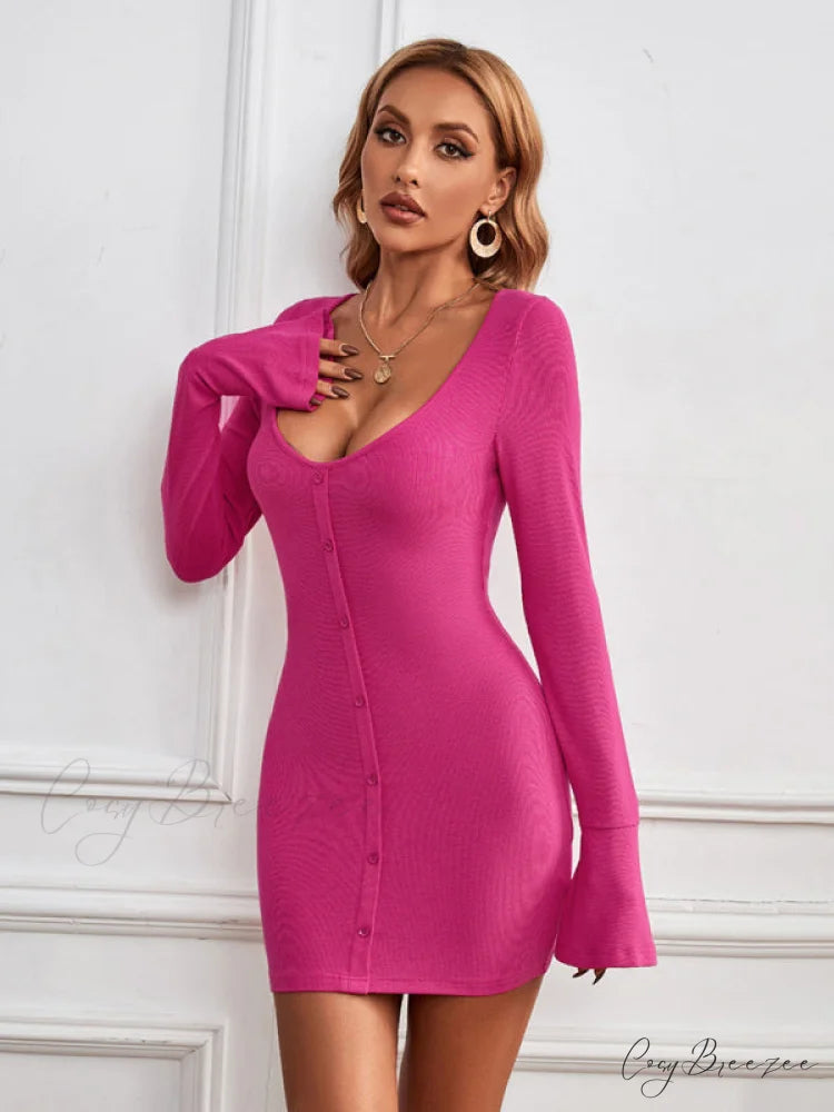 Color Sweater Cozy Mini Solid for Gown Me Keep Women