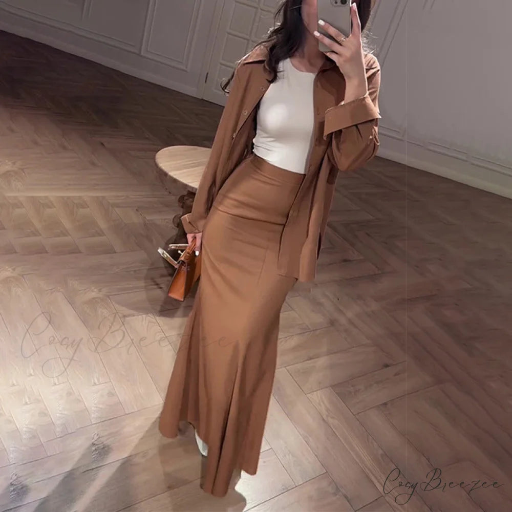 Comfortable High-Waist Suit