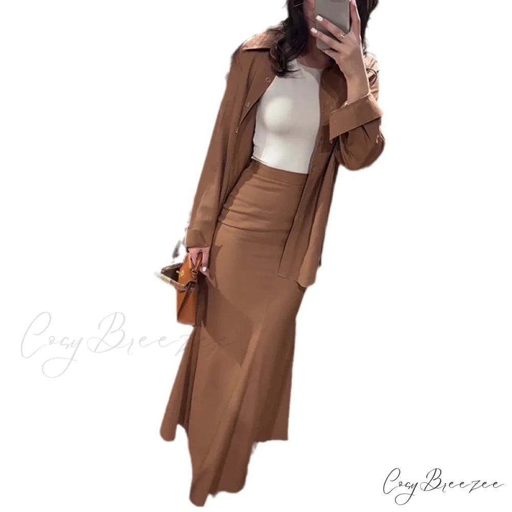 Comfortable High-Waist Suit