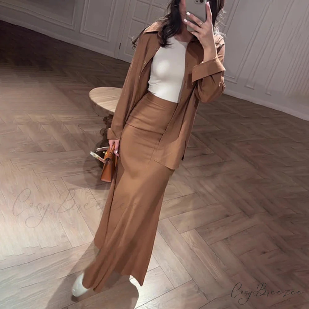 Comfortable High-Waist Suit
