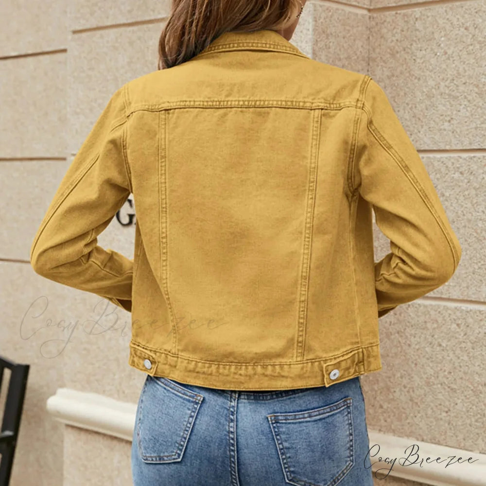 Cotton Denim Spring Autumn Cardigan Punk Gothic Bomber Windbreaker Hollow Out Jacket
