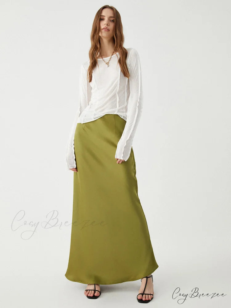 Cotton Pleated Graceful Long Sleeve Top