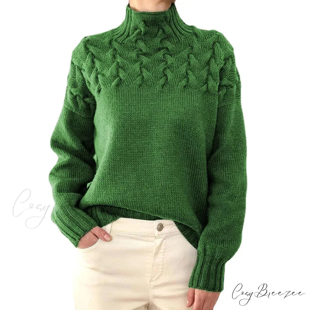 Crochet & Knitted Heavy Pink Sweater swraters-241228