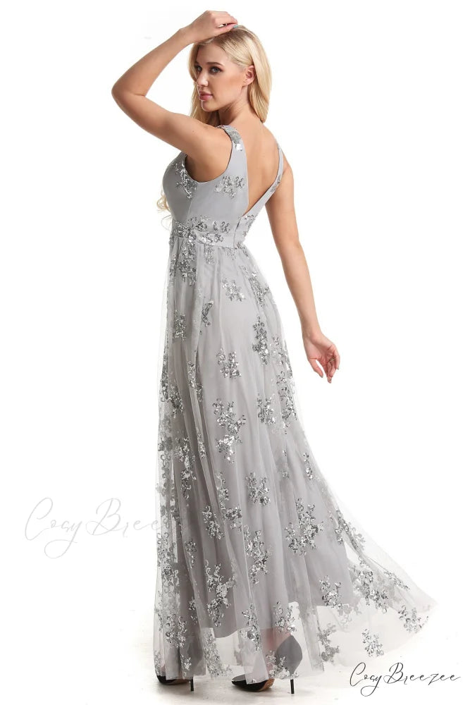 Daisy Pleated Stylish Tulle Formal Dress