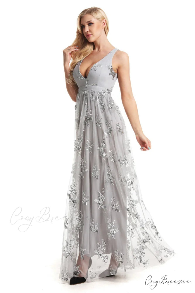 Daisy Pleated Stylish Tulle Formal Dress