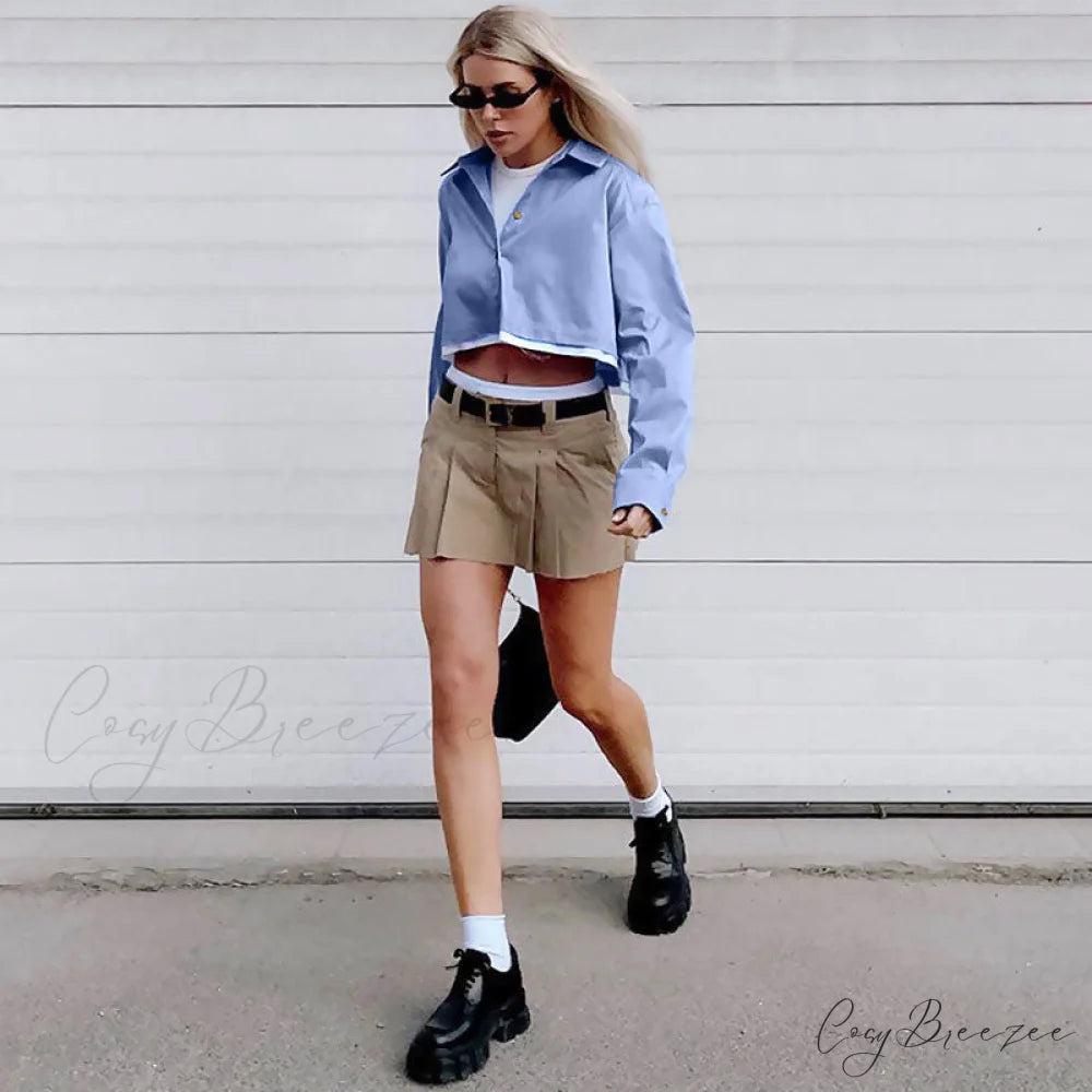 Dark Wash Graceful Y2K Boyfriend Jeans M / Blue