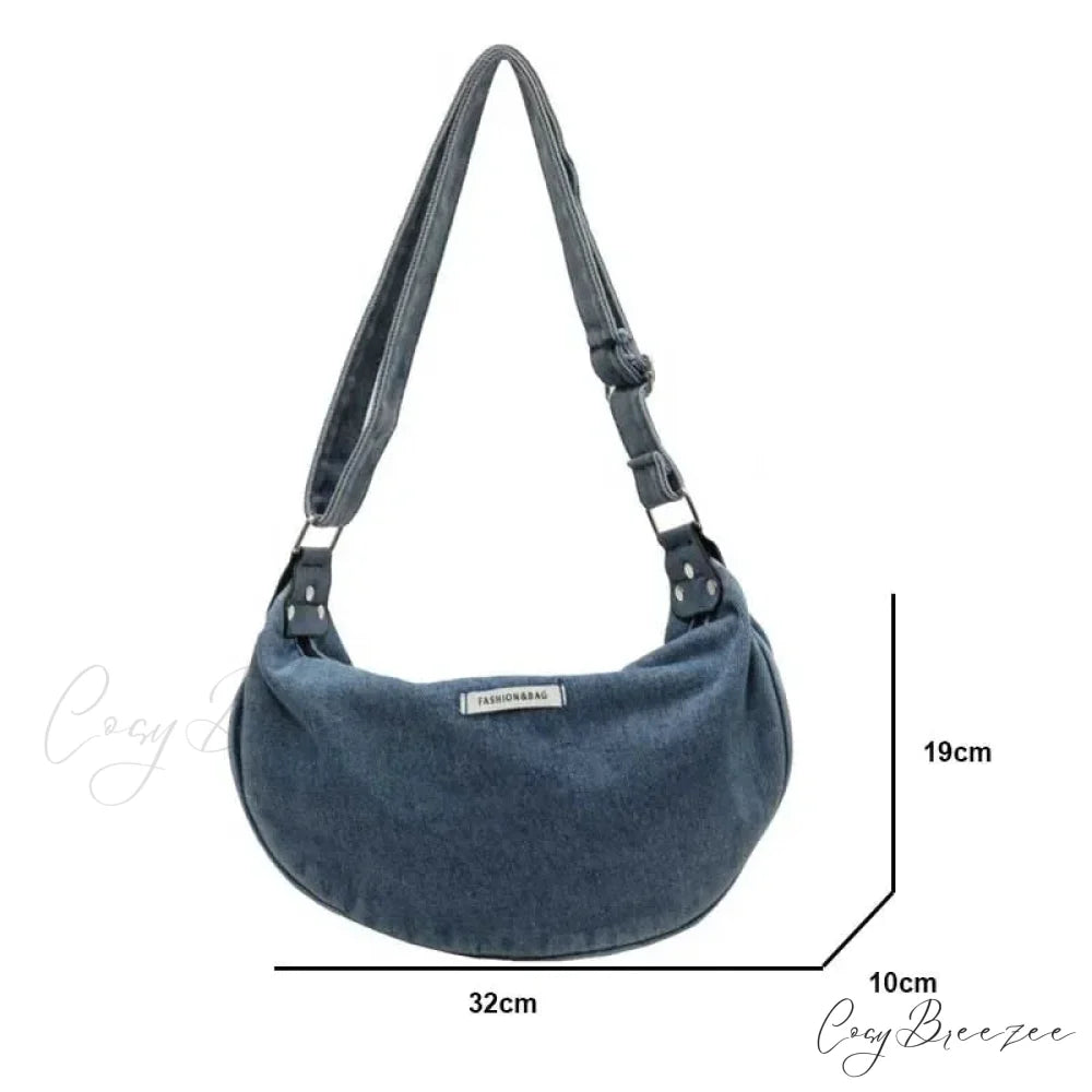 Denim Adjustable Crossbody shoulder-250126