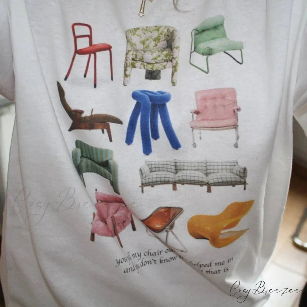 Designer Chairs Printed Classic Tee t-shirt-250223