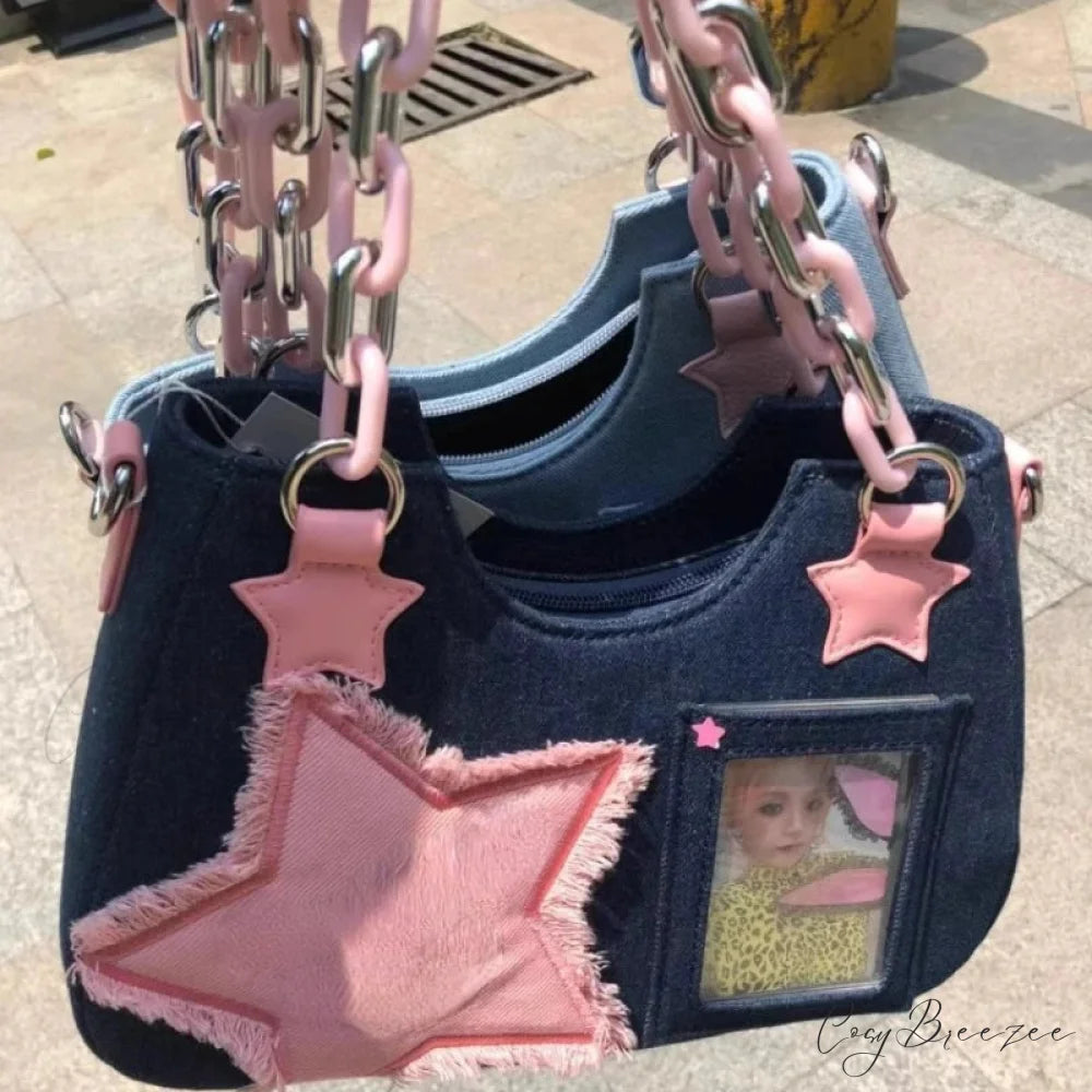 Diamond Silver Leather Crossbody shoulder-250126