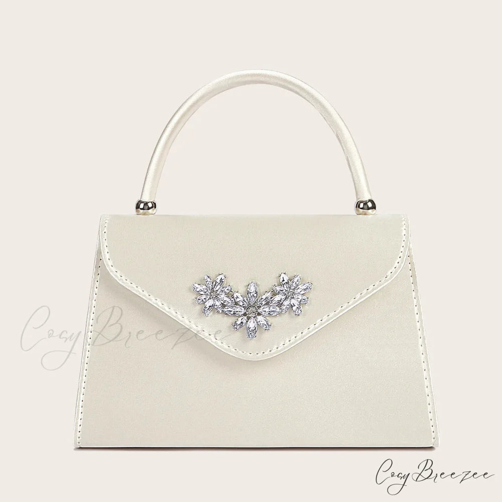 Diamond Wedding Clutch Purse KHAKI clutchbag-250126