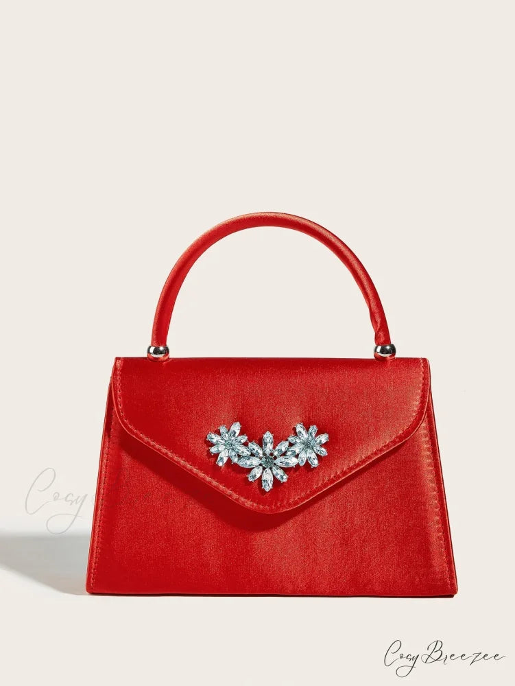 Diamond Wedding Clutch Purse Red1 clutchbag-250126