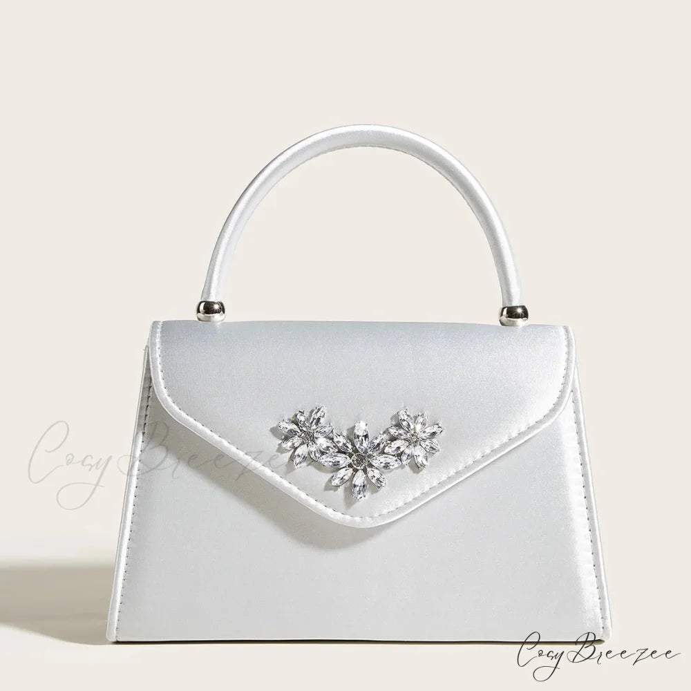 Diamond Wedding Clutch Purse WHITE clutchbag-250126