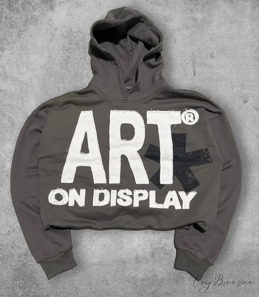 Digital Printing Oversize Hoodie brown / M hoodies-241228