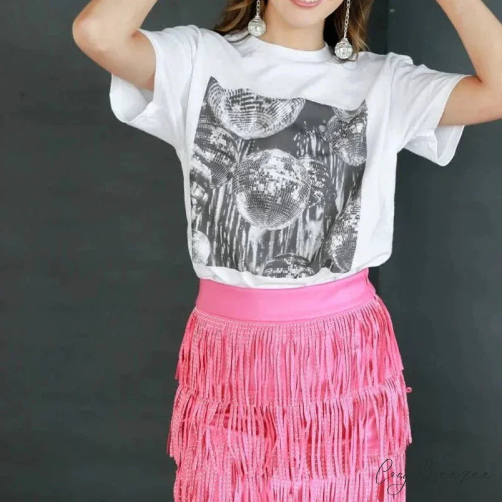 Disco Ball Throwback Concert Tee t-shirt-250223