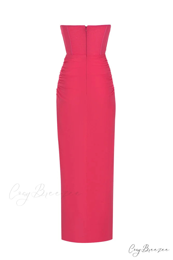 Dream Bodycon Graceful Strapless Maxi Dress