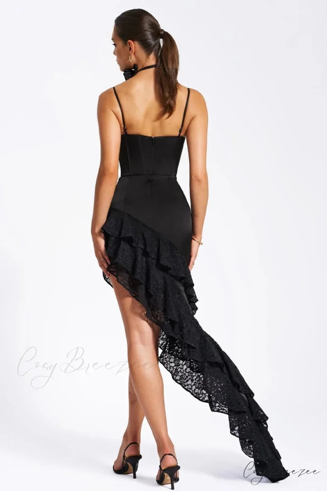 Dreamy Attraction Graceful Asymmetrical Maxi Dress