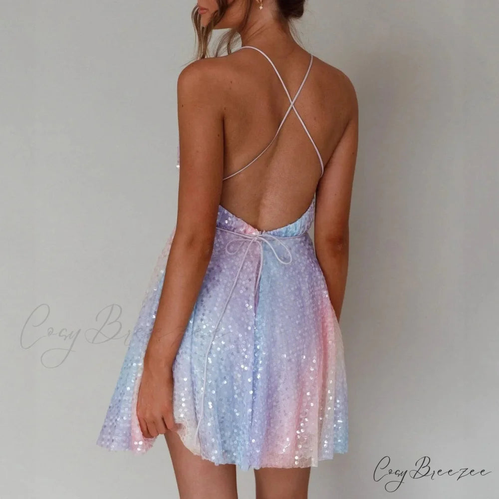 Dresses For Women Summer 2024 Sequin Glitter Party Club Dress Christmas Party Dress