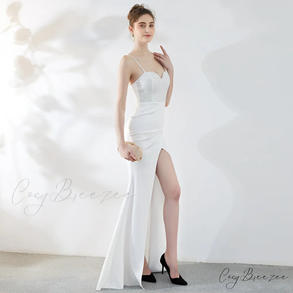 Dulce Hot Stone Charming Sling Long Dress
