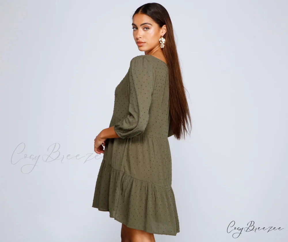 Effortless Vibes Stylish Babydoll Dress