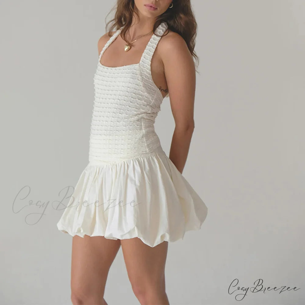 Elastic High Waist A-Line Skirt skirts-250223