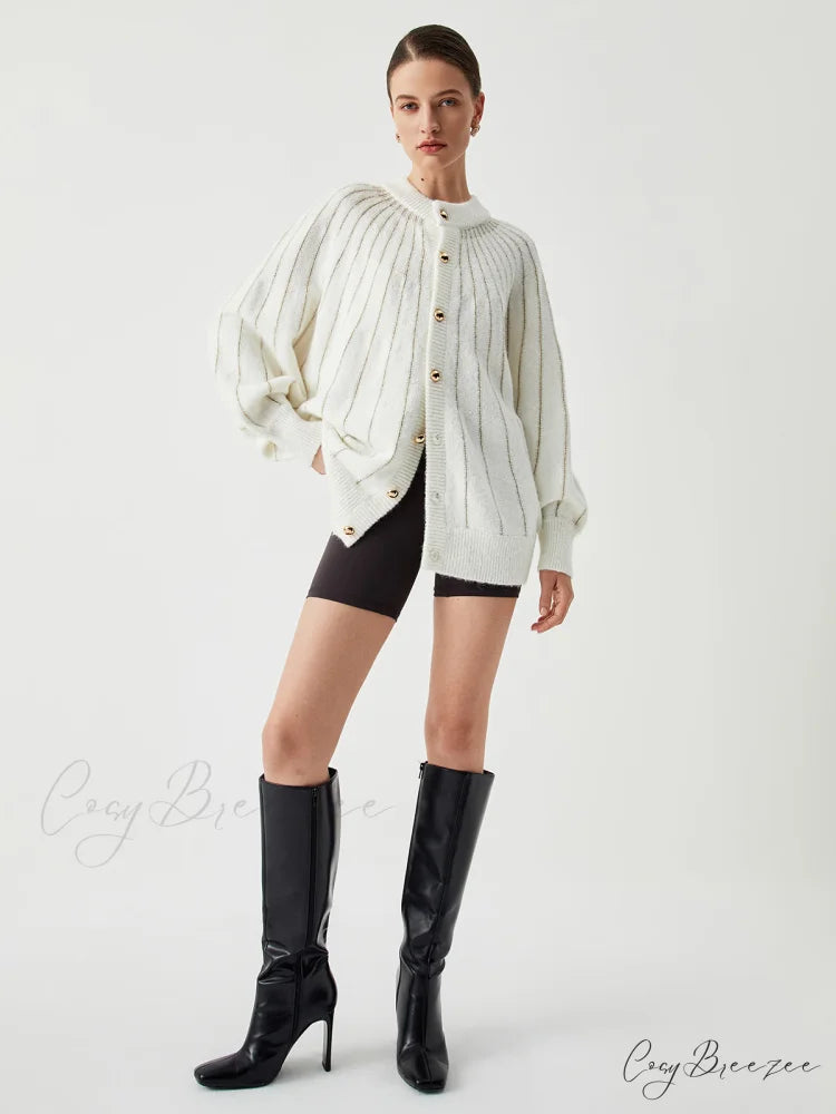 Elegant Batwing Graceful Sleeve Knit Dress