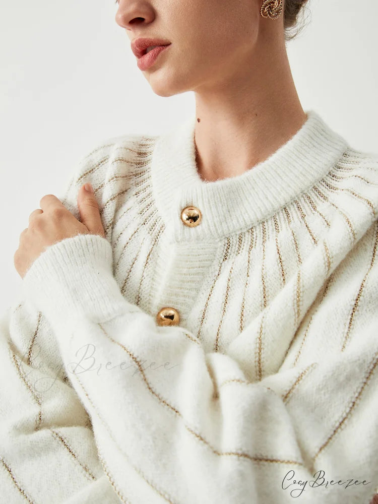 Elegant Batwing Graceful Sleeve Knit Dress