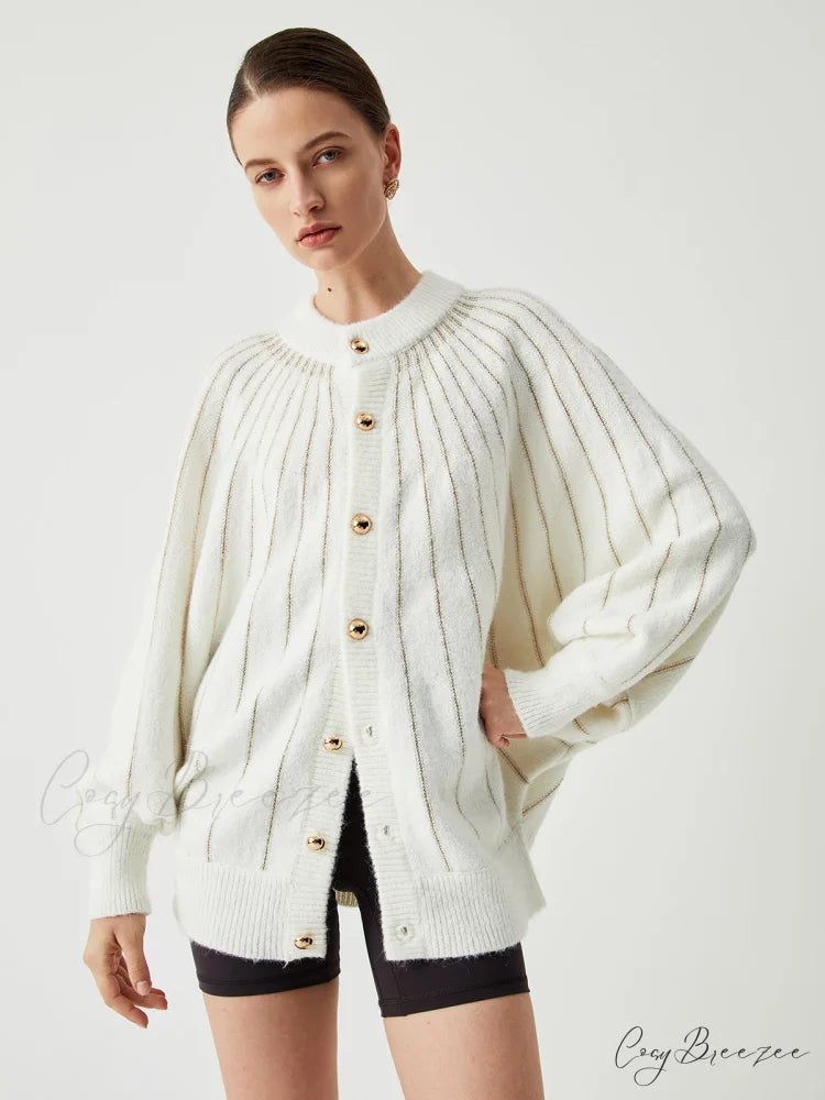 Elegant Batwing Graceful Sleeve Knit Dress
