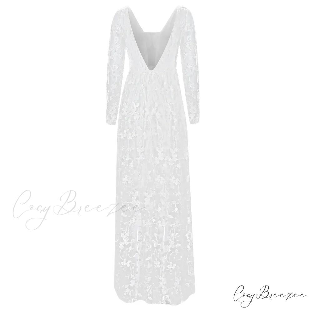 Elegant Belt Lace Up Gowns Solid Color Temperament Slim V Neck Bodycon Formal Wedding Guest Midi Dress