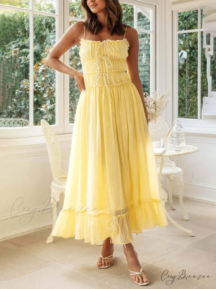 Elegant Off-Shoulder Stylish Strap Patchwork Dress