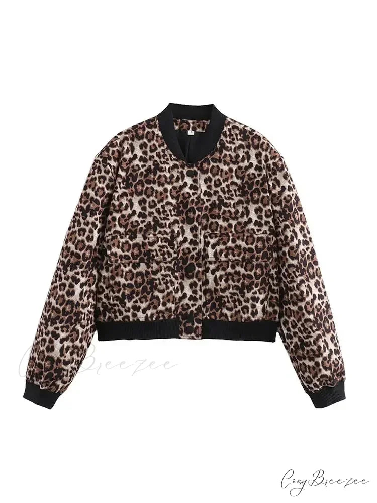 Elegant Solid Single-breasted Motorcycle Chic Long Sleeves With Pocket Autumn Stylish Coat BROWN / S