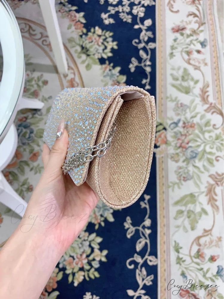 Elegant Sparkling Rhinestone Dinner Bag clutchbag-250126