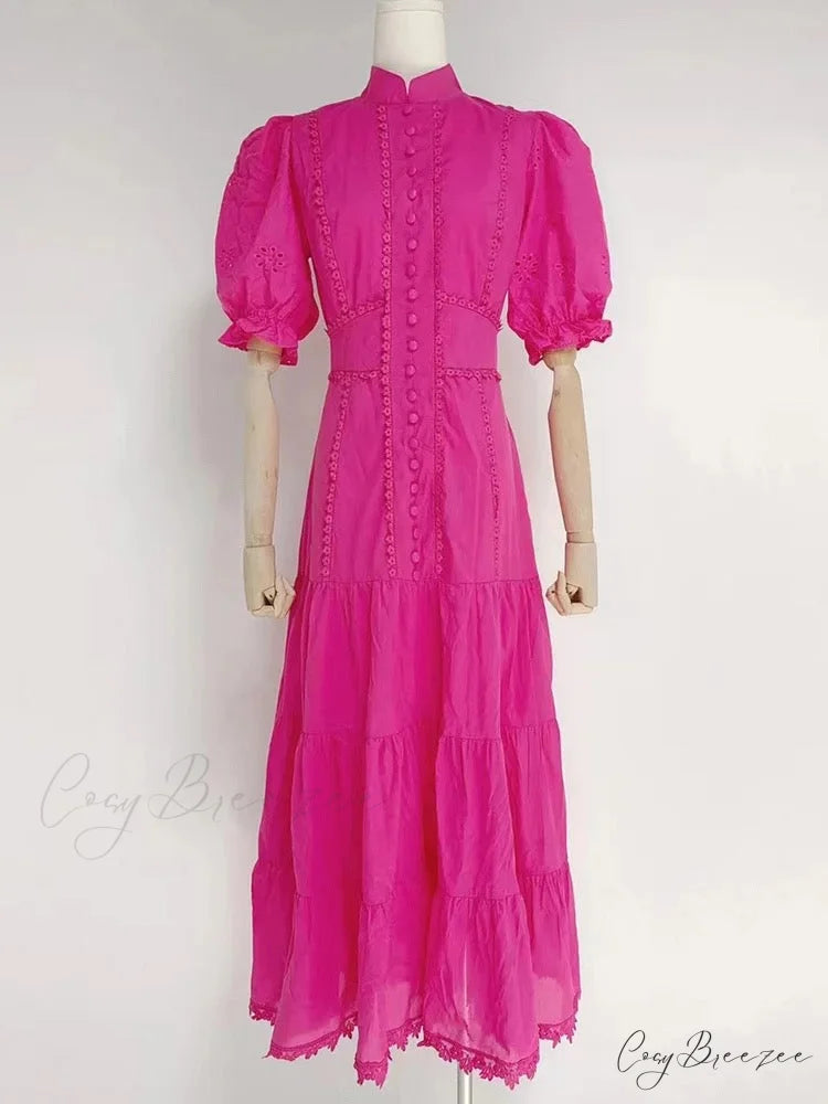 ELIZABETA Elegant MAXI DRESS XL / White