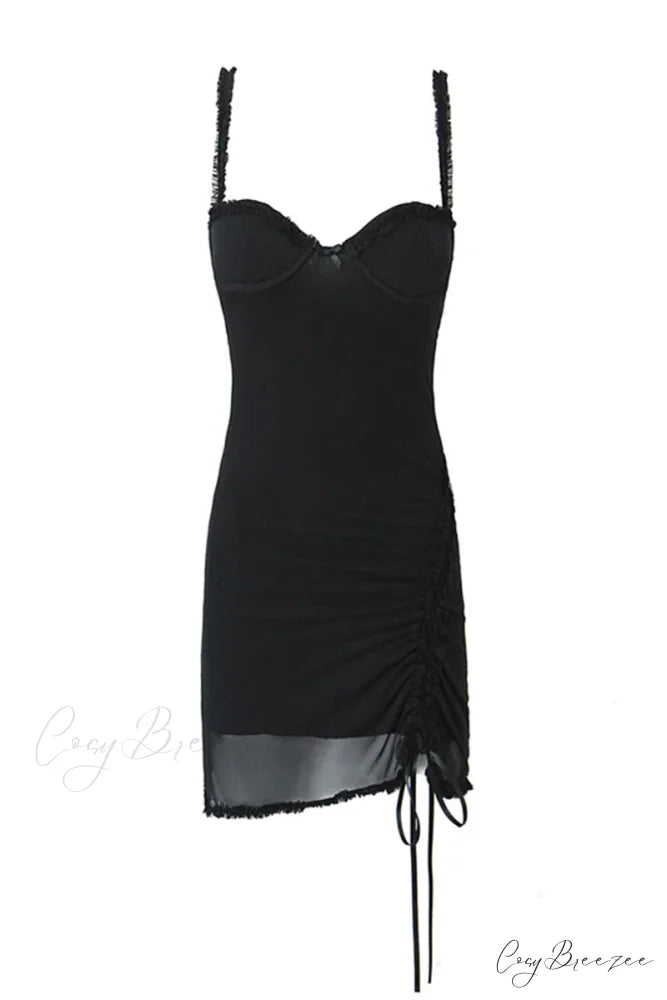 Estelle Mesh Graceful Mini Dress
