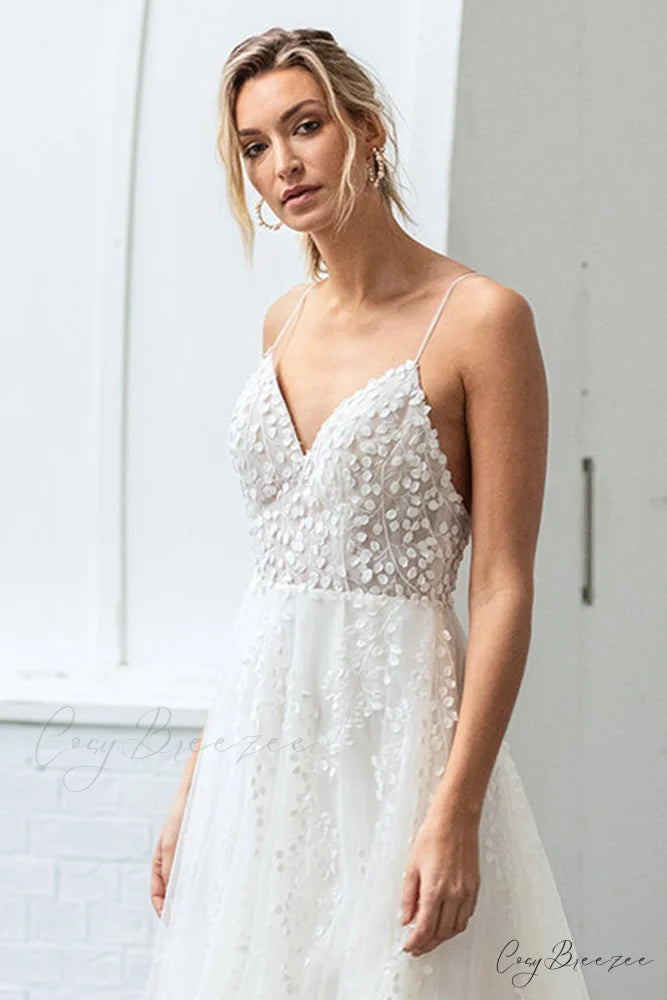 Eternal Affection Graceful Backless Wedding Dress