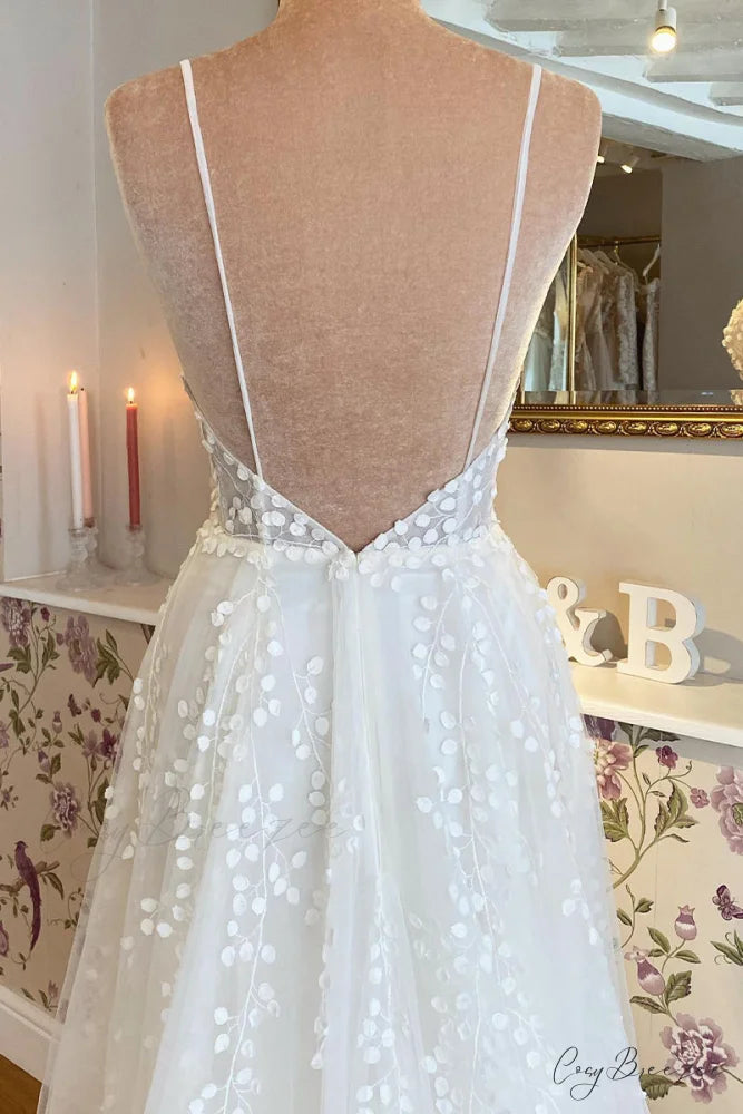 Eternal Affection Graceful Backless Wedding Dress