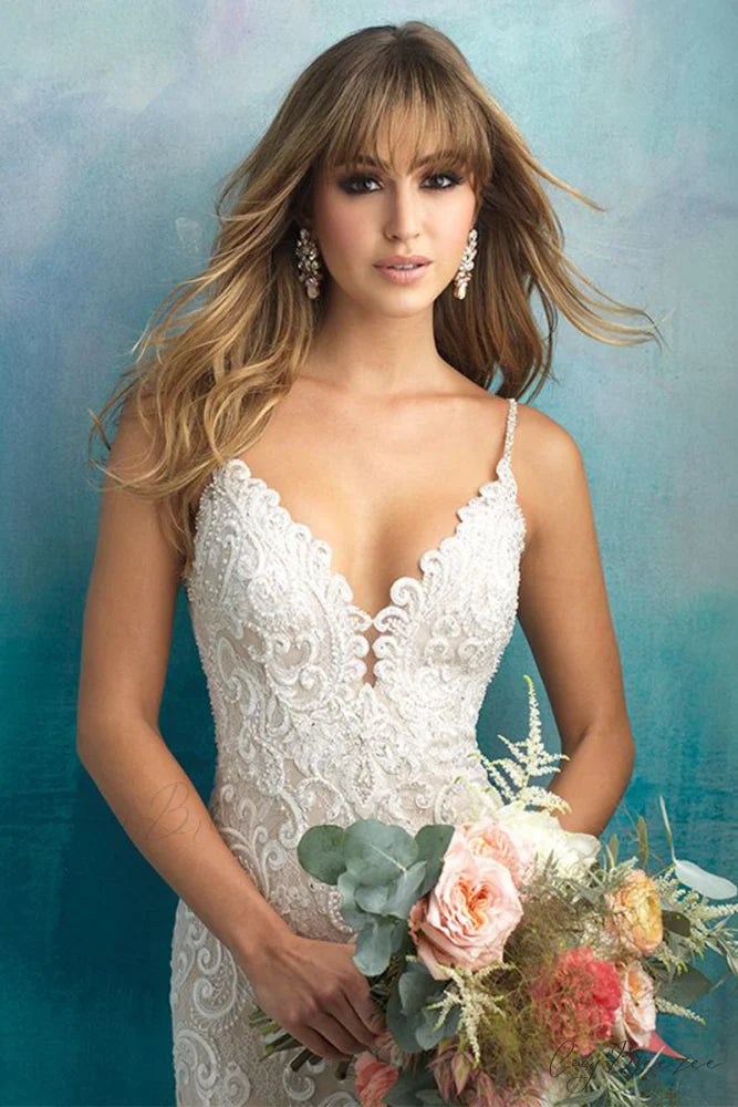 Eternal Love Ivory Trendy Lace Mermaid Maxi Dress