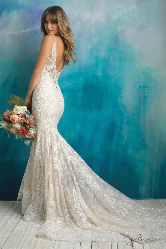 Eternal Love Ivory Trendy Lace Mermaid Maxi Dress