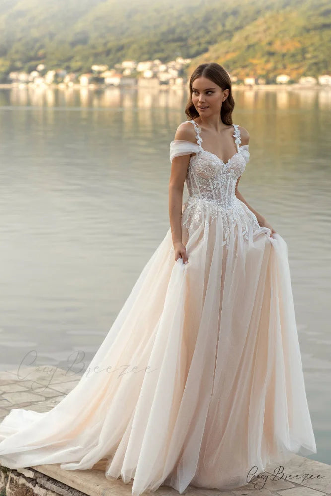 Eternity Boho A-line Trendy Lace Wedding Dress