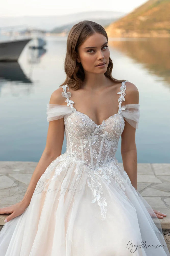 Eternity Boho A-line Trendy Lace Wedding Dress