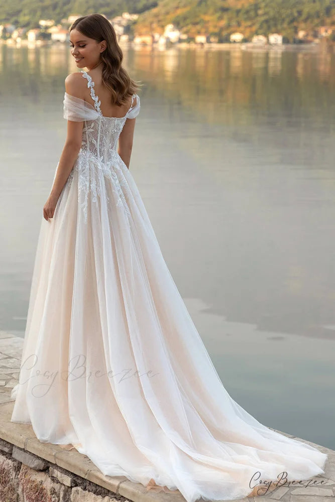 Eternity Boho A-line Trendy Lace Wedding Dress