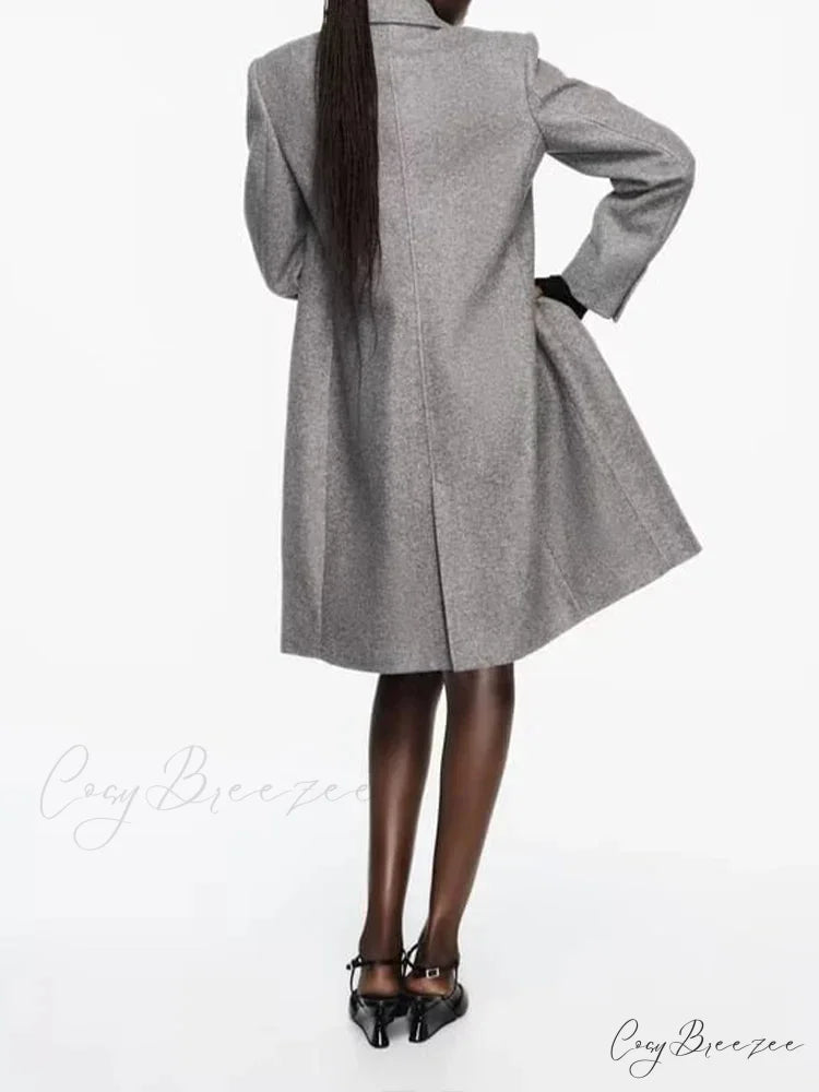 European Soft Slim Style Coat overcoats-241228