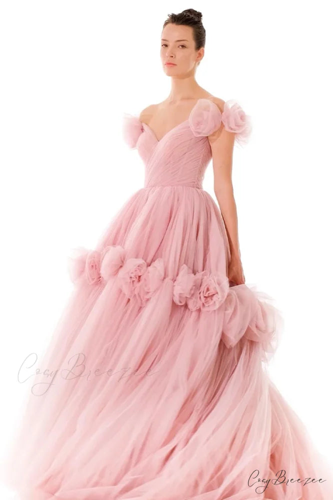 Exceptional Attraction 3D Trendy Floral Maxi Dress