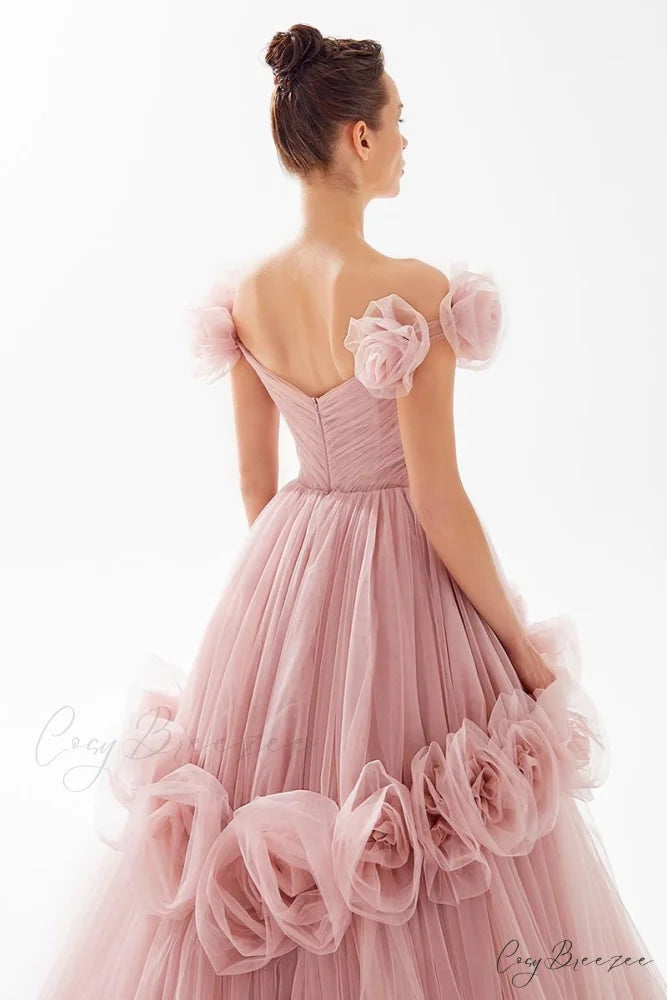 Exceptional Attraction 3D Trendy Floral Maxi Dress