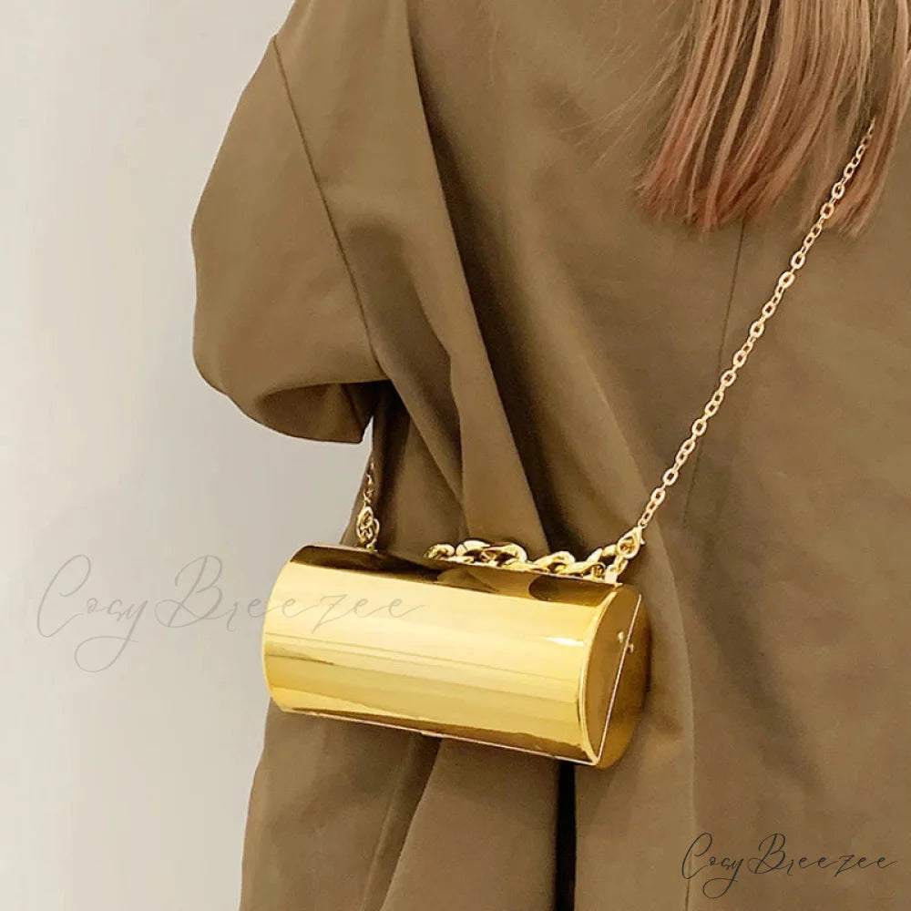 Fashion Cylinder Mini Evening Crossbody Handbag handbag-250126