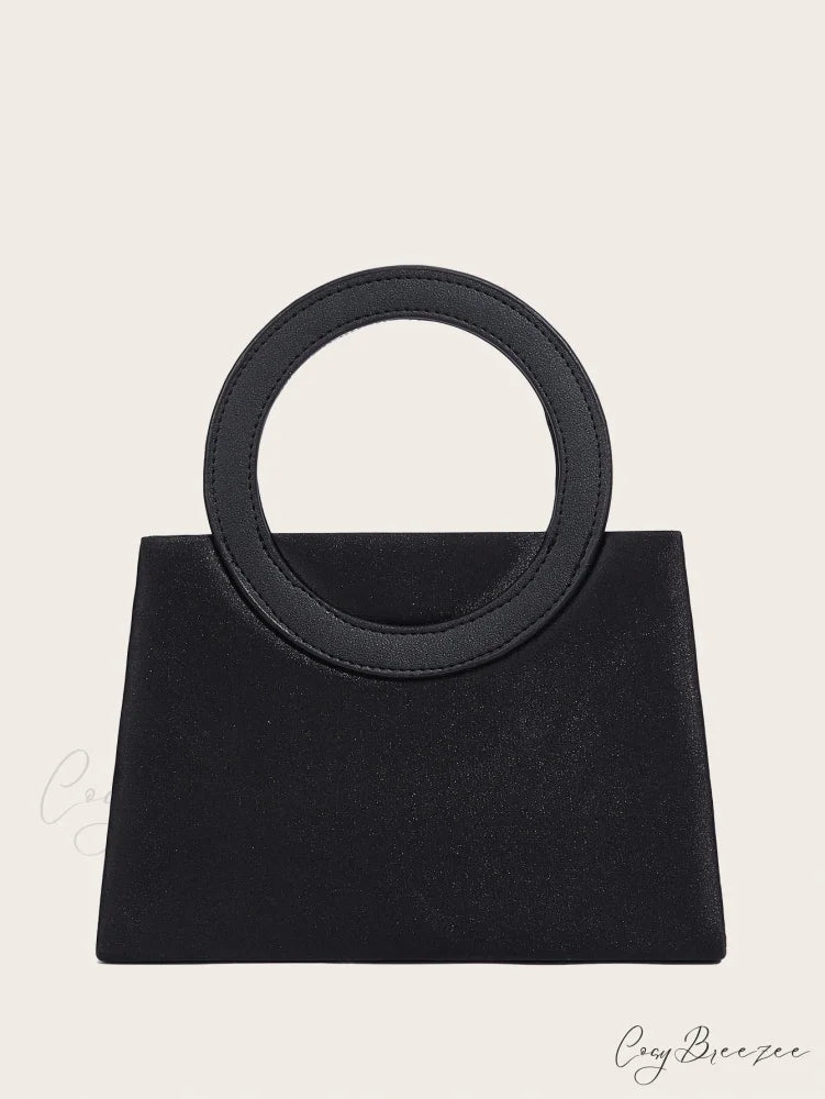 Fashion Elegant Luxury Clutch Evening Party Banquet Shoulder Bag BLACK clutchbag-250126