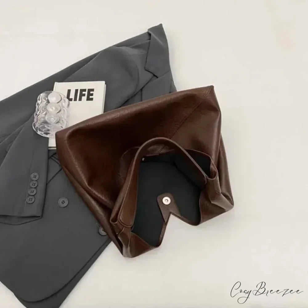Fashion Leather Big Hobo Bag shoulder-250126