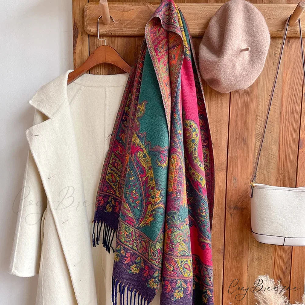 Fashion Premium Brand Winter Poncho Scarf scarf-241228